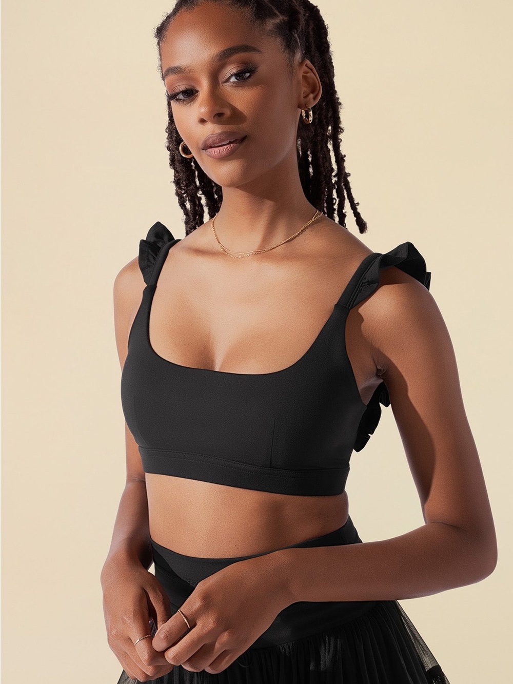 POPFLEX Romance Ruffle Sports Bra